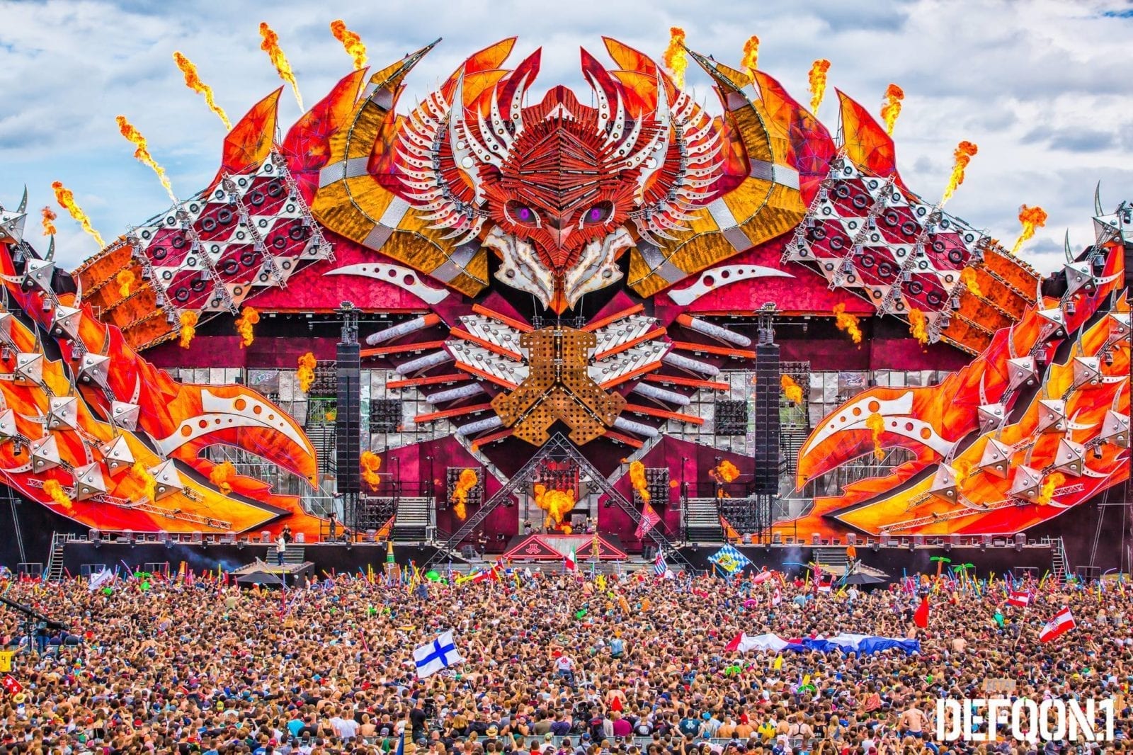 Defqon.1 Netherlands 2025 festival atmosphere