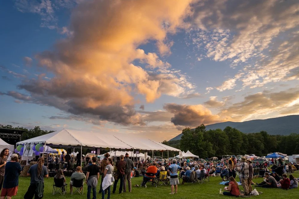 Green Mountain Bluegrass Fest 2025 festival atmosphere