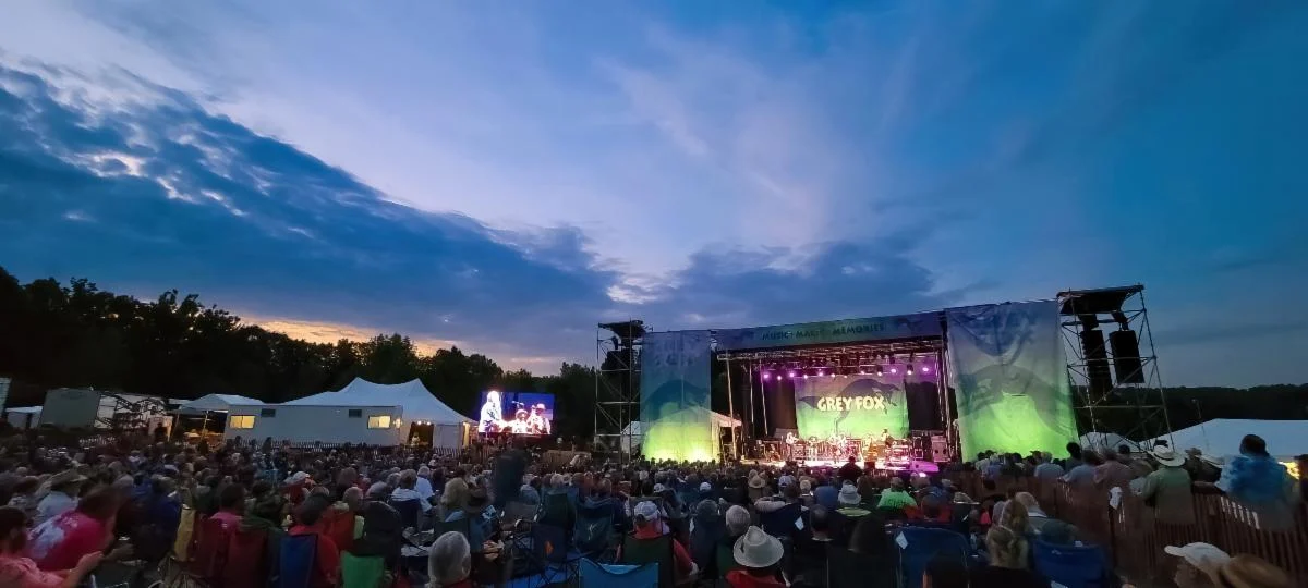 Grey Fox Bluegrass Festival 2025 festival atmosphere