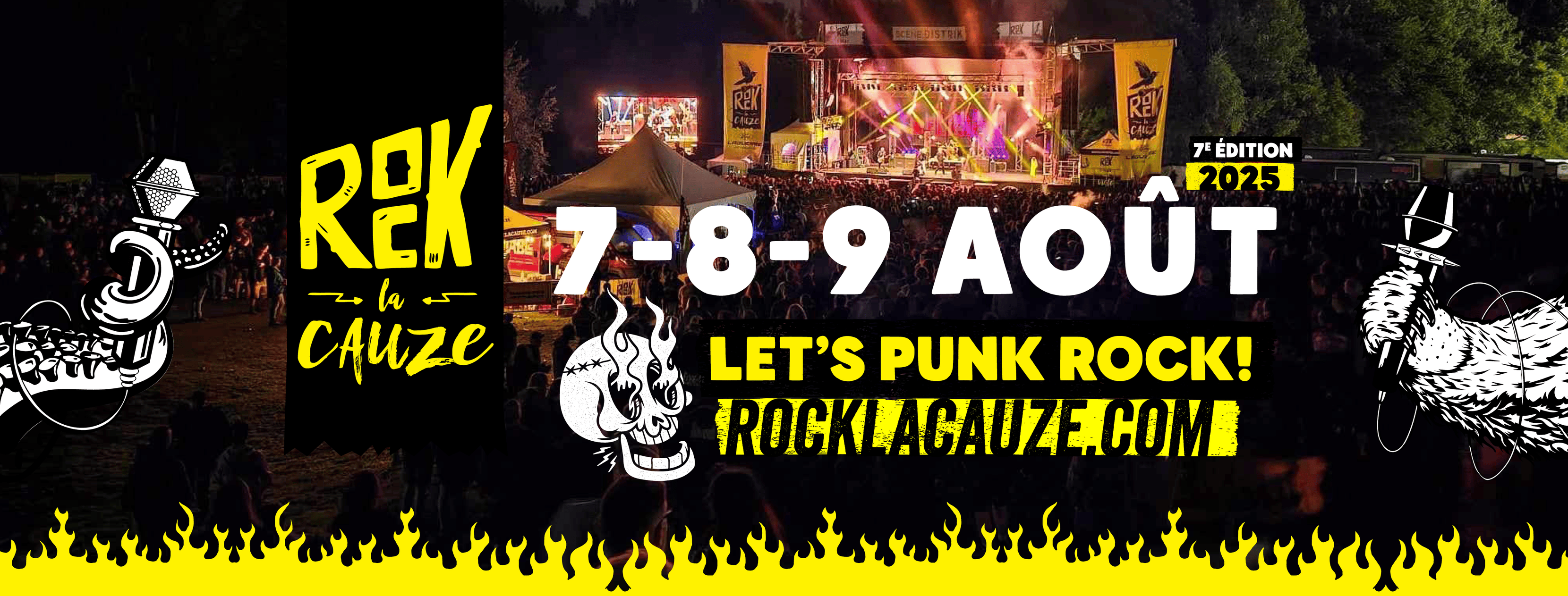 Rock La Cauze 2025 festival atmosphere