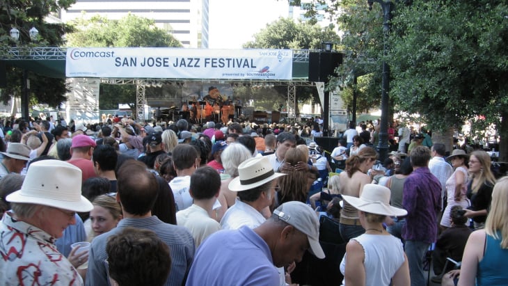 San Jose Jazz Festival 2025 festival atmosphere