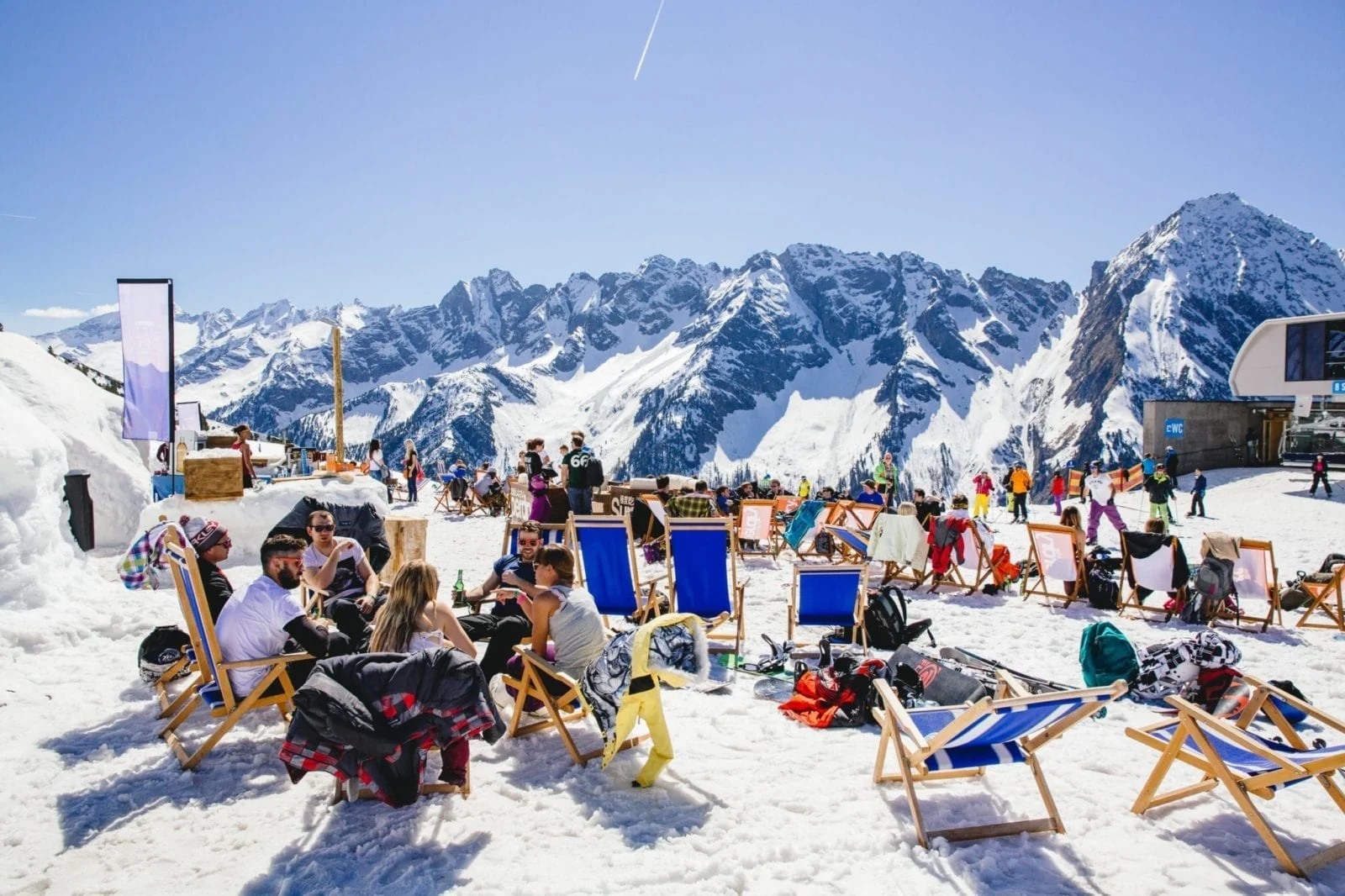 Snowbombing 2025 festival atmosphere