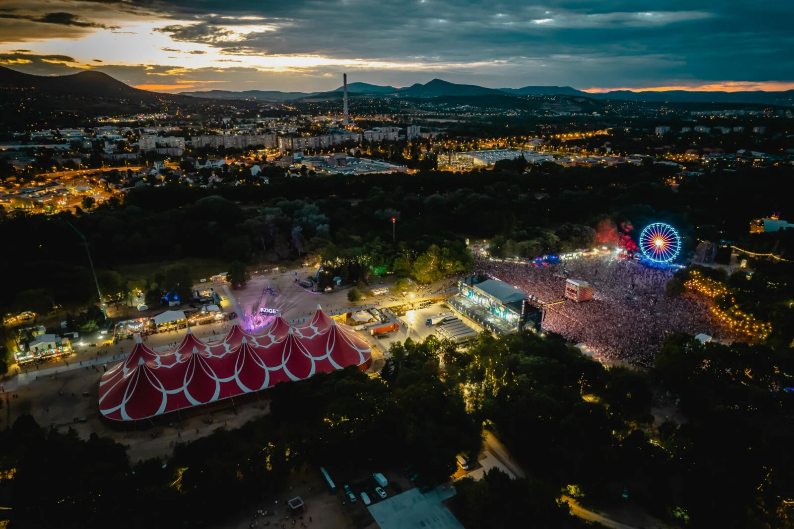 Sziget 2025 festival atmosphere